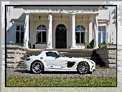 Biały, Mercedes, Tuning, SLS63 AMG, SGA Aerodynamics