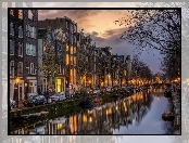 Amsterdam, Miasto nocą