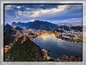 Miasto, Wzgórza, Rio De Janeiro, Brazylia