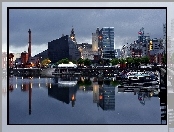 Miasto, Przystań, Liverpool, Wieżowce
