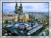 Miasto, Dekoracja, Świąteczna 
