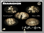 Rammstein, mikrofon, perkusja