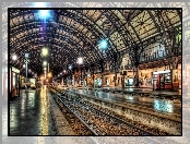 Dworzec, Milan, Włochy
