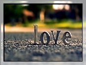 Napis, Miłość, Love