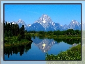 Mirror, Las, Jezioro, Kalifornia, Góry, Yosemite