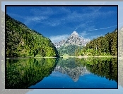 Mirror, Las, Góry, Kalidornia, Jezioro, Yosemite