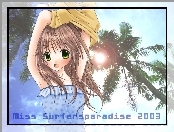 Miss Surfersparadise, niebo, palmy