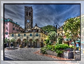 Monterosso, Dom, Włochy, HDR