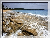 El Morro Fort, Morze, Plaża, Hiszpania, Puerto Rico