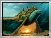 Fantasy, Morze, Chmury