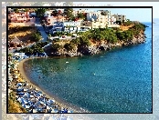 Morze, Grecja, Plaża, Kreta