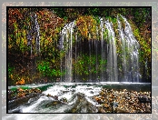 Wodospad Mossbrae Falls, Stany Zjednoczone, Kamienie, Stan Kalifornia