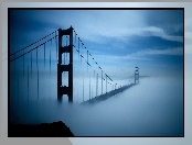 Most, San Fancisco, Golden Gate, Mgła