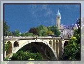 Luksemburg, Most Adolfa, Zamek