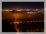 Most, Miasto, Noc, Oświetlone