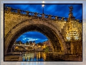 Watykan, Most Sant Angelo, Rzeka, Włochy, Bazylika, Rzym