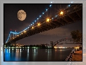 Mosty, Księżyc, Rzeka, Pełnia