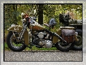 Motor, Harley- Davidson, Zabytek