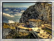 Hotel, Mount Pilatus Hotel, Szwajcaria, Góra, HDR