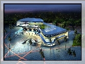 Muzeum, Drzewa, Samochodowe, Plac