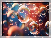 Bańki, Grafika AI, Mydlane