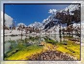 Naltar, Jezioro, Góry, Pakistan, Dolina, Zima