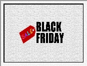 Napis, Sale, Black Friday, Zawieszka