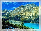 Lato, Narodowy, Banff, Góry, Lasy, Jezioro, Park