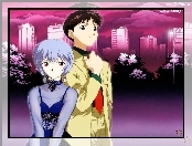 Neon Genesis Evangelion, ludzie, miasto