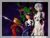 Neon Genesis Evangelion, ludzie, miecz