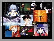 Neon Genesis Evangelion, plakat, ludzie