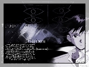 Neon Genesis Evangelion, oczy, twarz