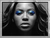 Beyonce, Niebieski, Makijaż