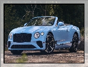 Niebieski, Bentley Continental GT Cabrio