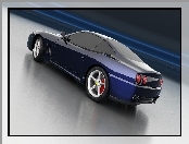 Niebieskie, Szyby, Ferrari 550, Ciemne