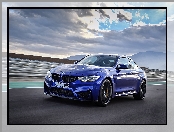 Niebieskie, 2017, BMW M4 CS, Coupe