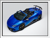 Niebieskie, Lamborghini Huracan Perfomante Spyder