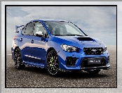 Niebieskie, Subaru Impreza WRX STI, Przód
