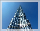 Niebo, Dubaj, Burj Khalifa, Spojrzenie, W