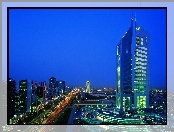 Dubaj, Noc, Panorama