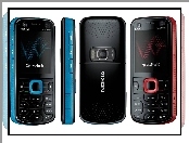Nokia 5220, Czerwona, Czarna, Niebieska