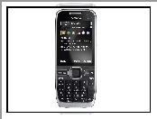 Nokia E55, Czarna, Przód