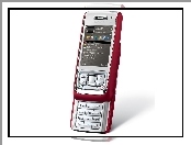 Nokia E65, Srebrna, Czerwona
