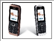 Nokia E51, Srebrny, Brązowy