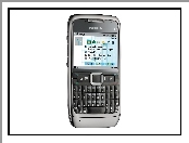 Nokia E71, Srebrny, QWERTY