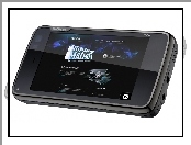 Nokia N900, Wyświetlacz, Czarny