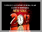 Nowy Rok, 2013, Zegar
