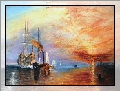 Morze, Statki, Obraz, William Turner