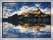 Odbicie, Jezioro, Góry, Arizona, Hrabstwo Apache