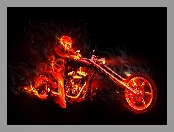 Ognisty, Ghost rider, Fractalius